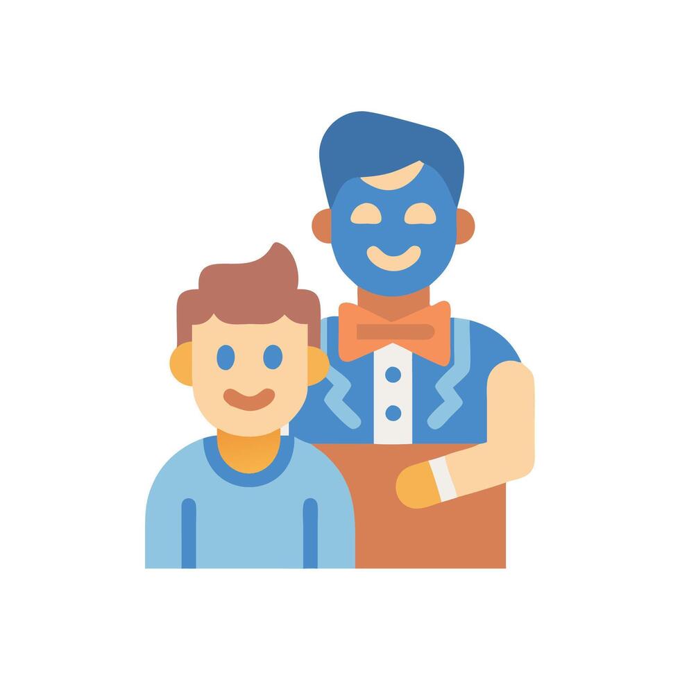 Engaging Ventriloquist Performance Icon vector