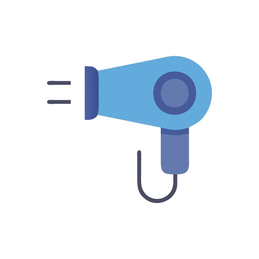 Stylish Hair Dryer Icon for Quick Drying vector