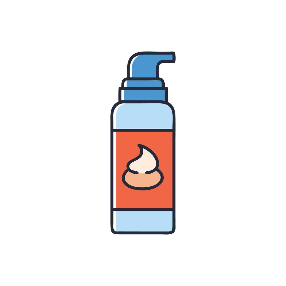 Modern Hair Mousse Icon Design vector