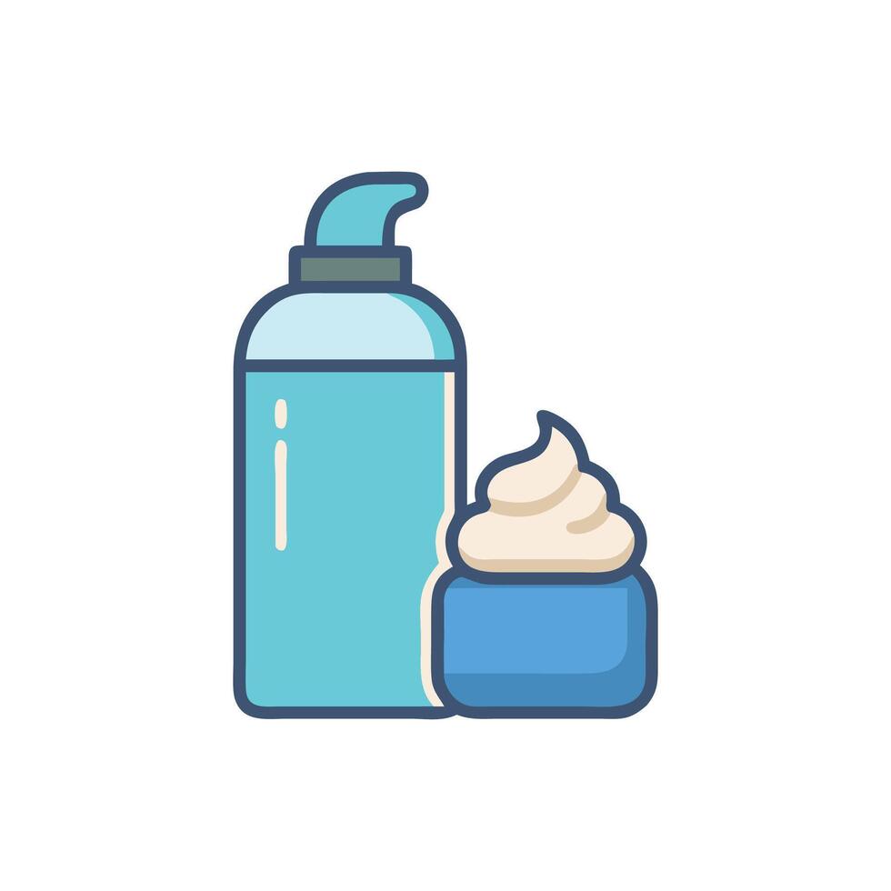 Stylish Hair Mousse Icon for Curling vector