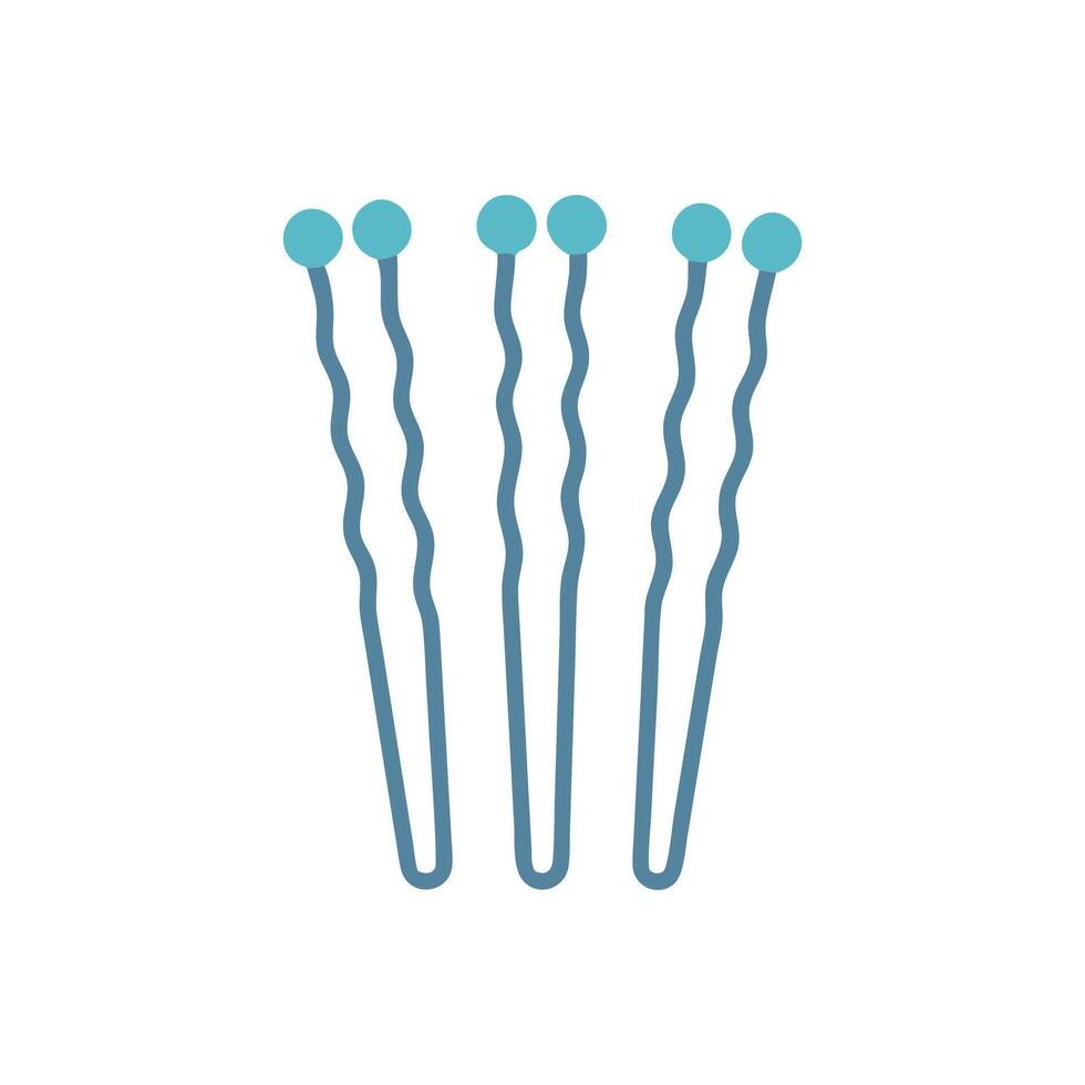 Essential Hair Pins Icon for Styling vector