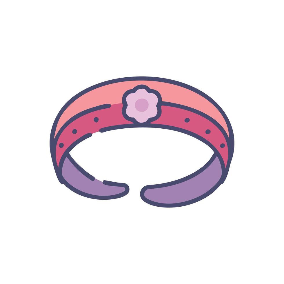 Stylish Headband Icon for Fashion vector
