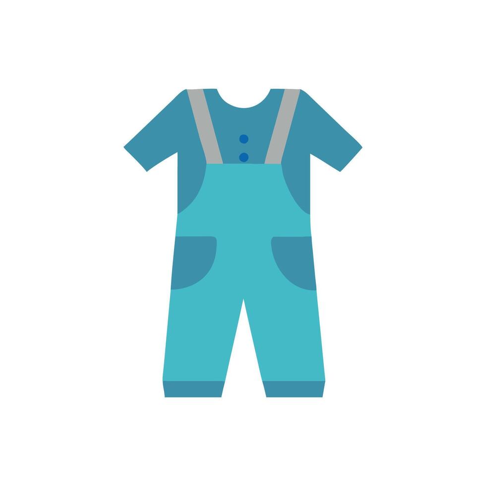 Elegant Jumpsuit Icon for Casual Style vector