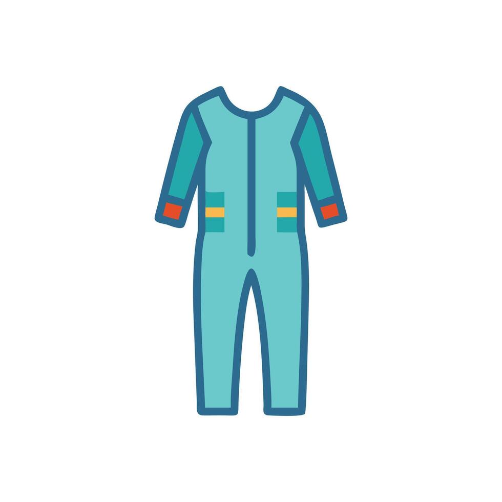 Modern Jumpsuit Icon Design vector