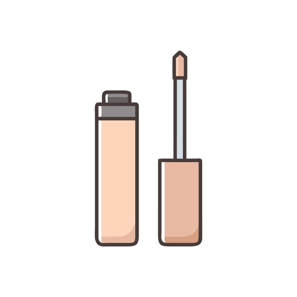 Stylish Liquid Concealer Icon for Flawless Finish vector