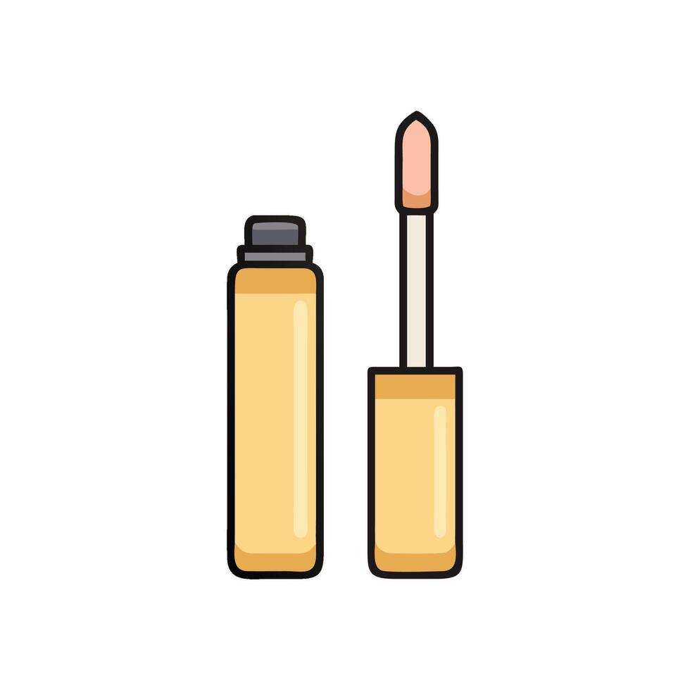 Modern Liquid Concealer Icon Design vector