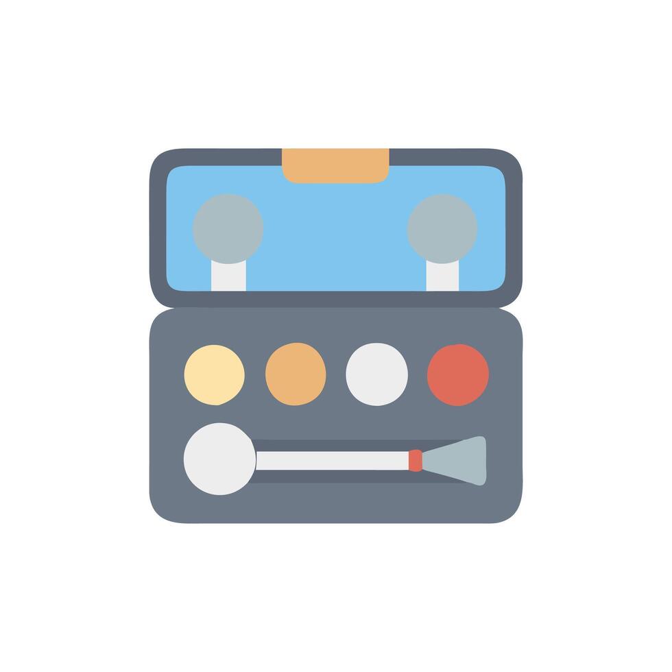 Essential Makeup Tool Kit Icon for Beauty vector