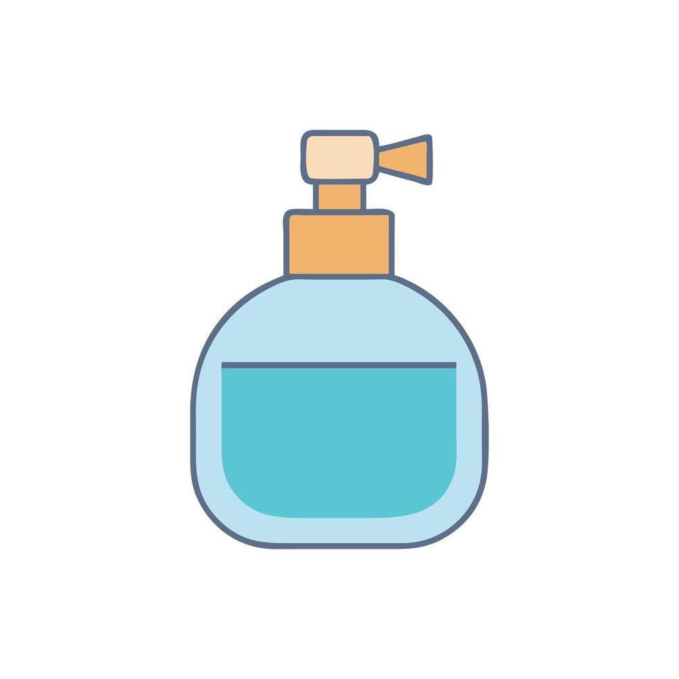 Stylish Perfume Bottle for Timeless Elegance vector