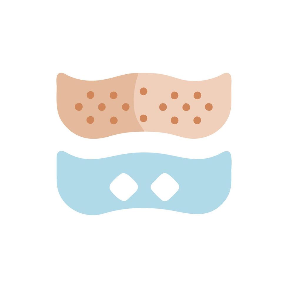 Gentle Pore Strips for Daily Skin Care vector