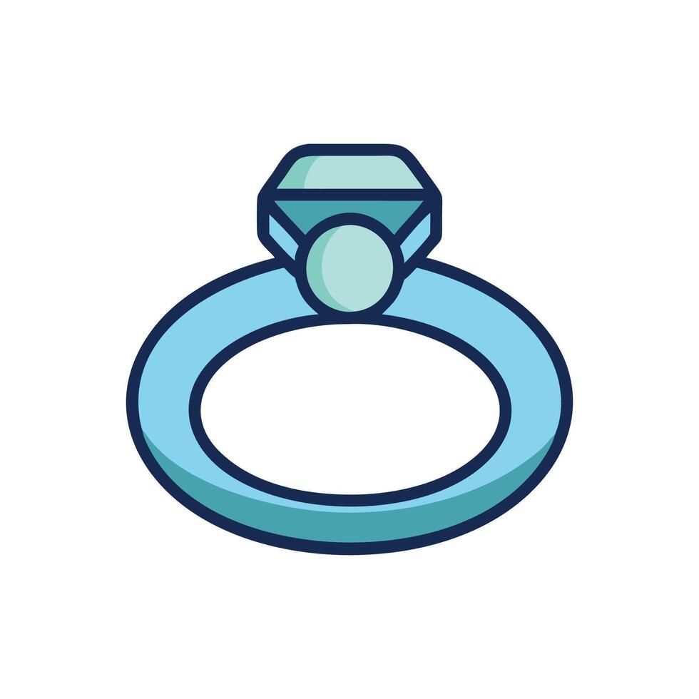 Elegant Ring Design for Fashion Statements vector