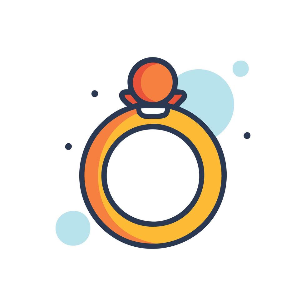 Stylish Ring for Unique Jewelry Collection vector