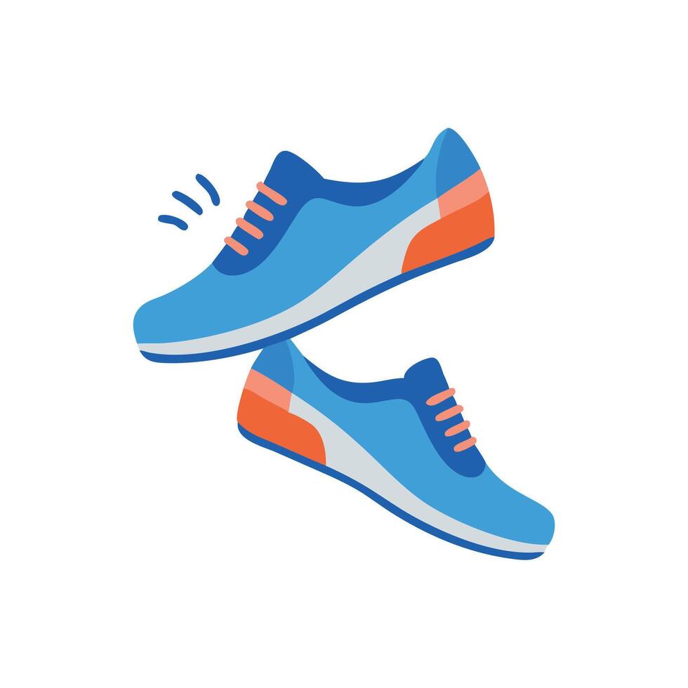 Trendy Running Shoes for Modern Athletes vector