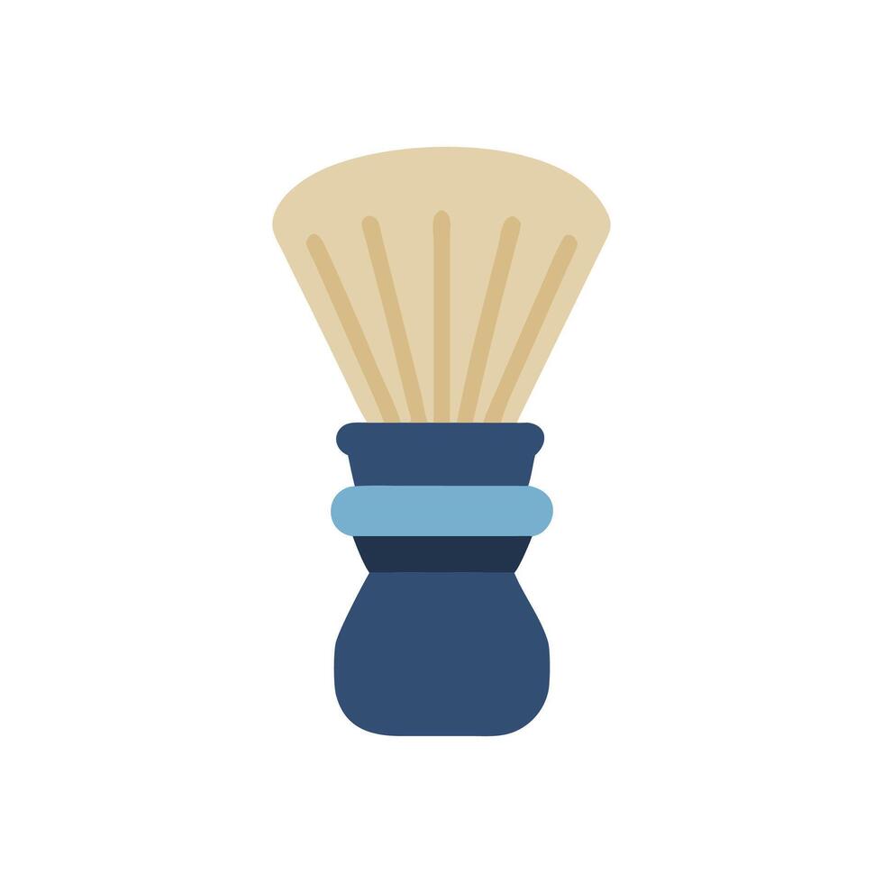 Chic Shaving Brush for Stylish Grooming vector