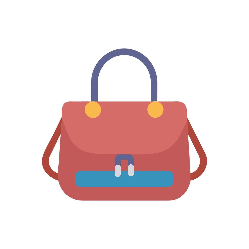 Modern Shoulder Bag for Stylish Accessory vector
