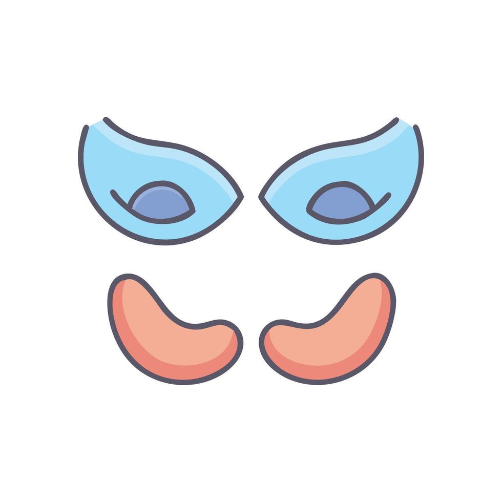 Hydrating Under Eye Patches for Bright Eyes vector