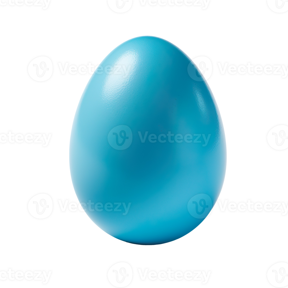 Blue egg isolated on transparent background png