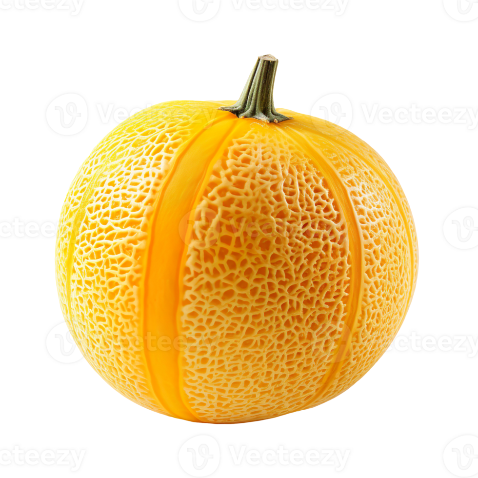 Canary melon isolated on transparent background png