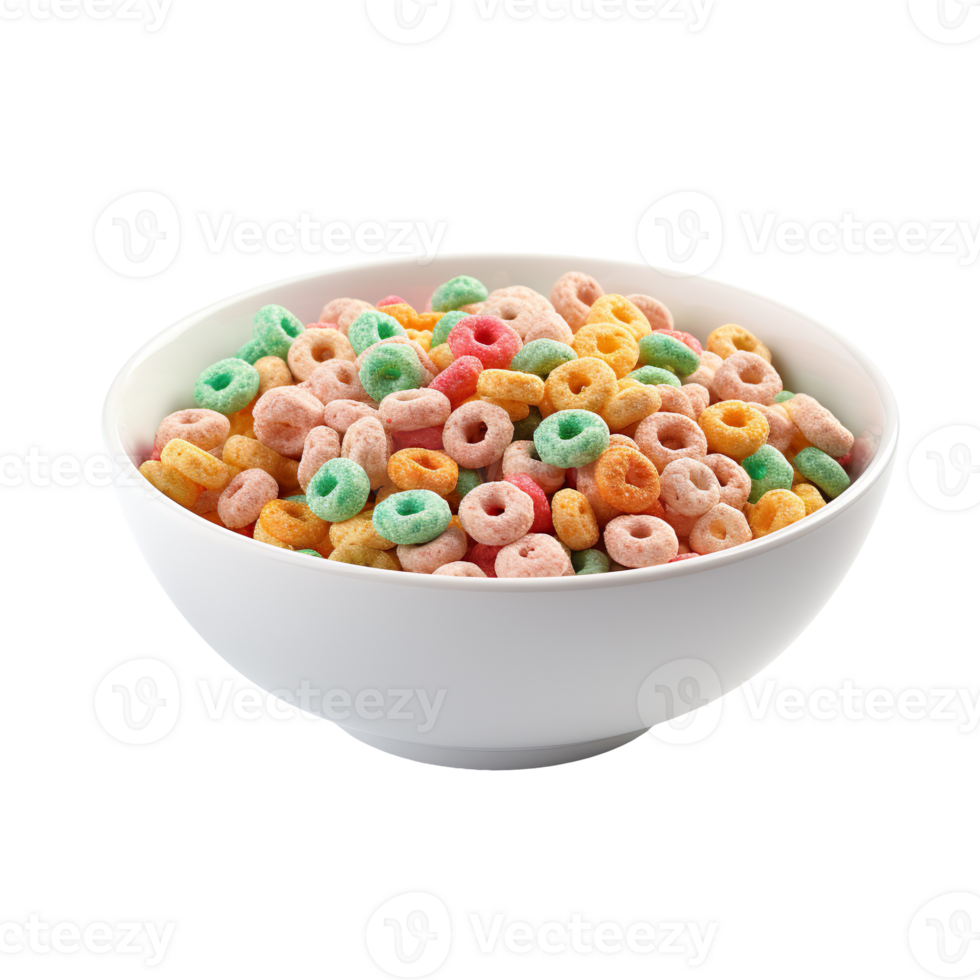 bowl of cereal isolated on transparent background png