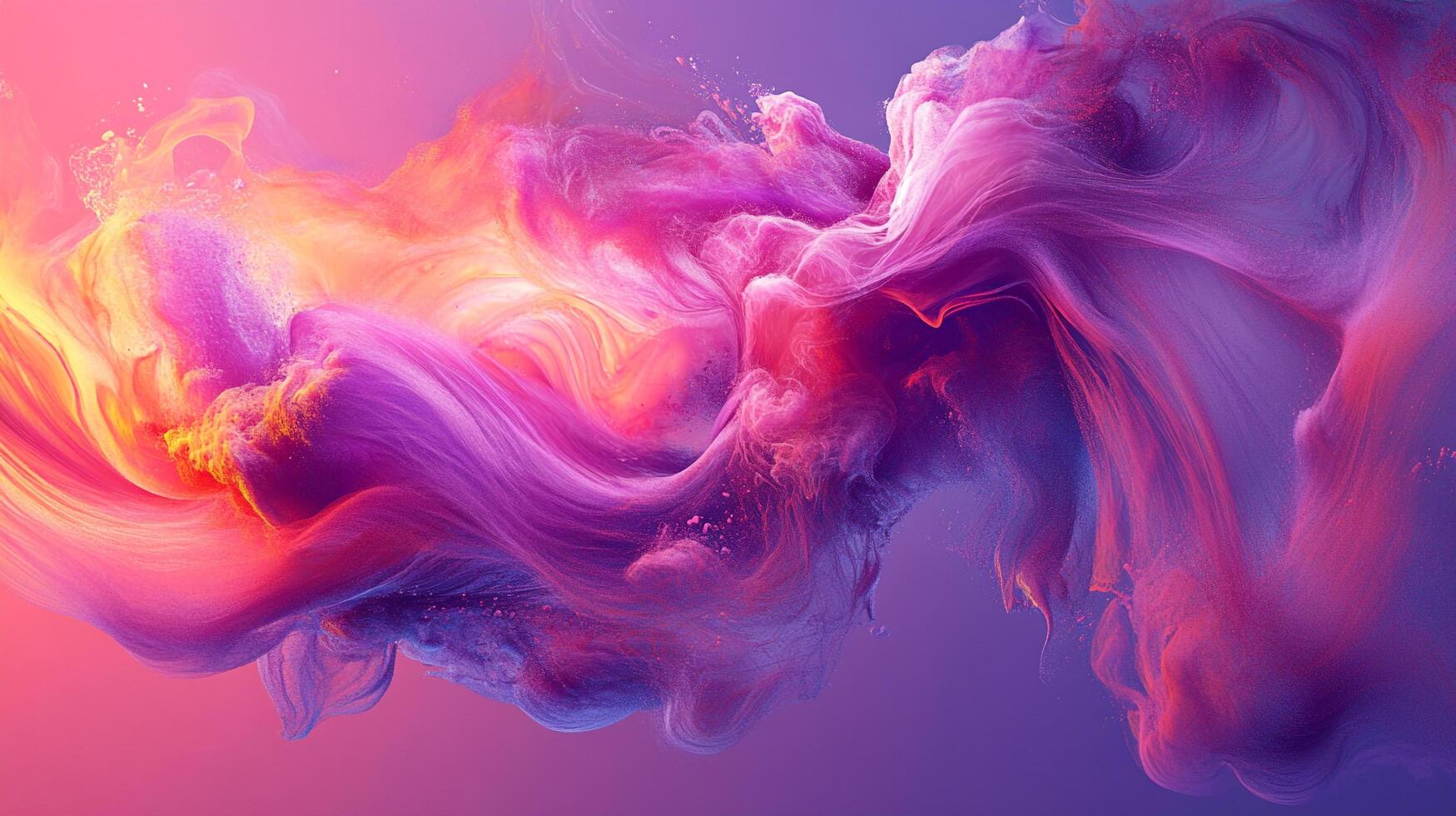 This artwork displays a colorful abstract swirl, depicting fluid motion and energy, inviting viewers to explore emotions through its vibrant colors and forms. photo
