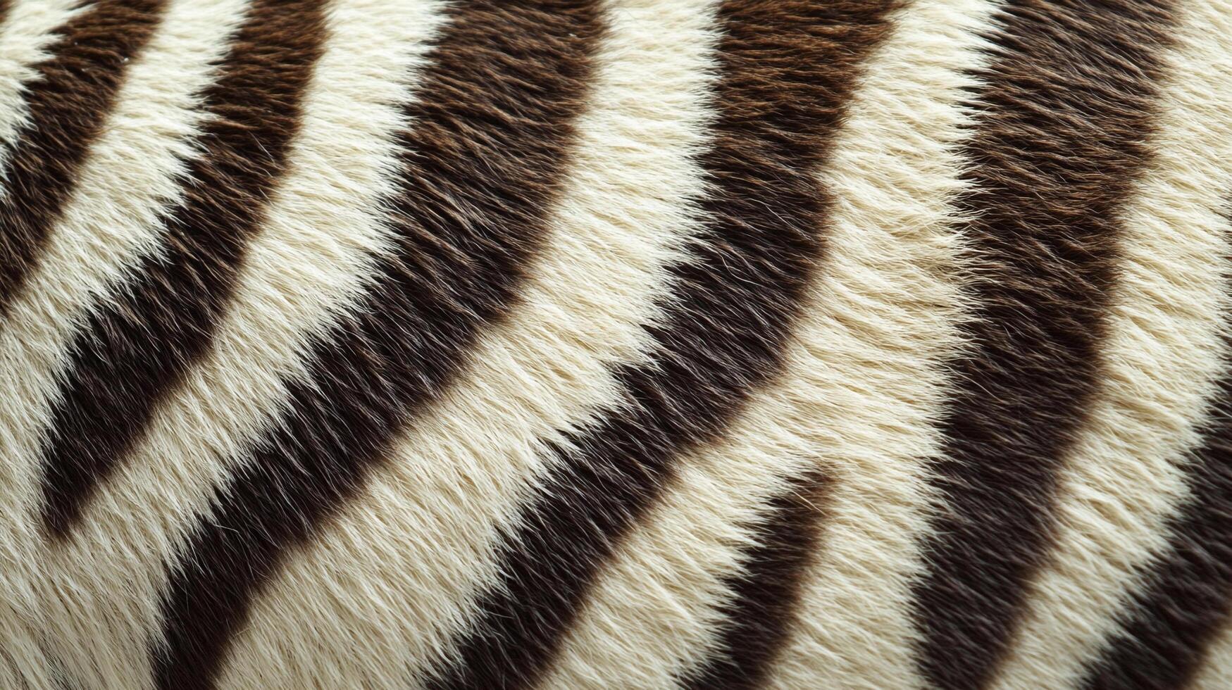 Striking zebra stripes showcase nature's unique pattern and contrast. The animal's fur is a captivating blend of black and white. photo