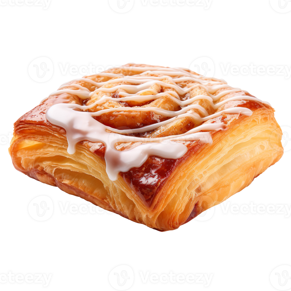 danish pastry isolated on transparent background png