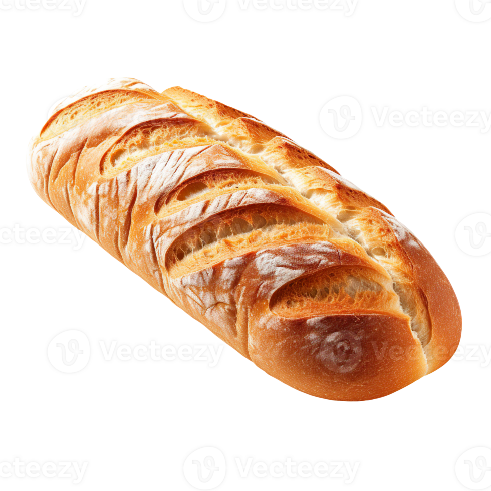 Fresh tasty bread isolated on transparent background png