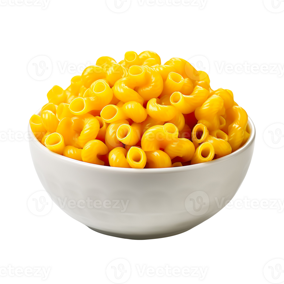 Macaroni isolated on transparent background png