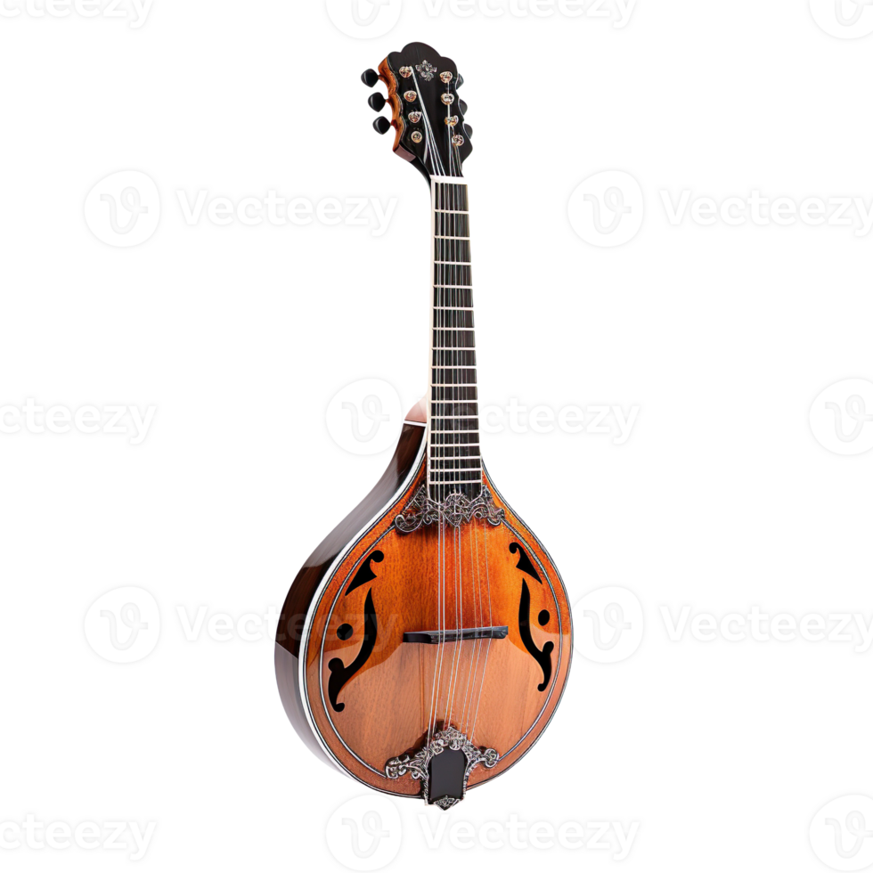 Large Mandolin isolated on transparent background png