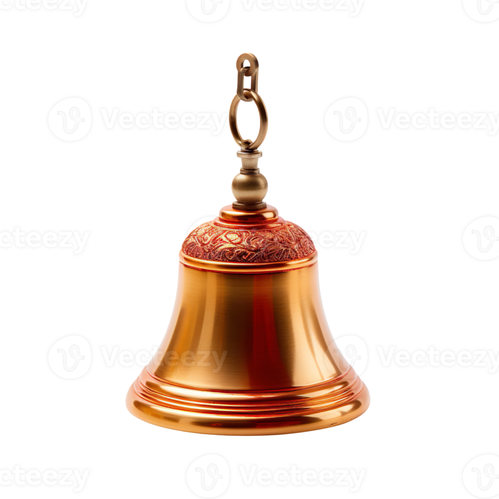 Tiny Toy Bell isolated on transparent background png