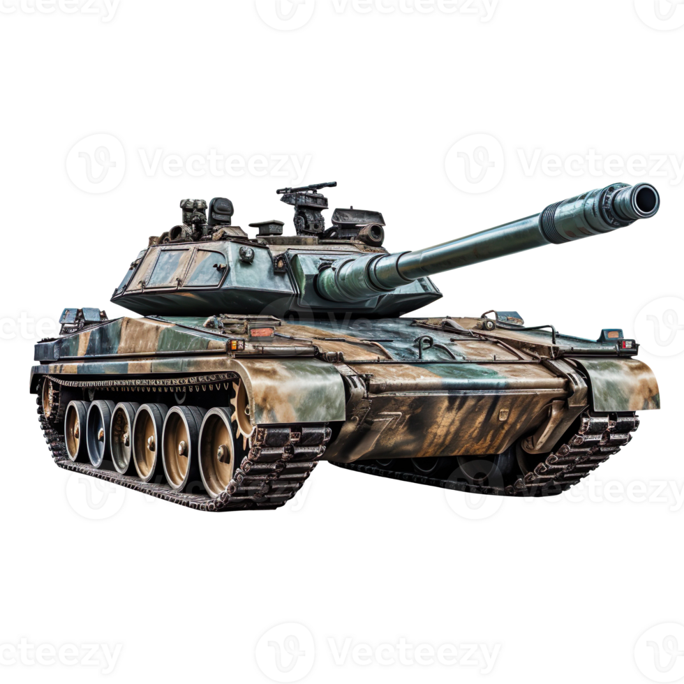Tank isolated on transparent background png