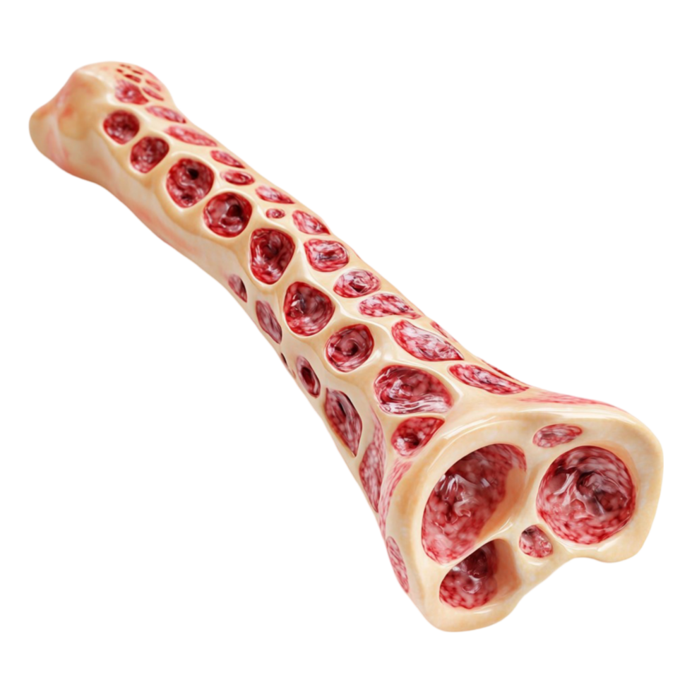 a long bone with a hole in it png