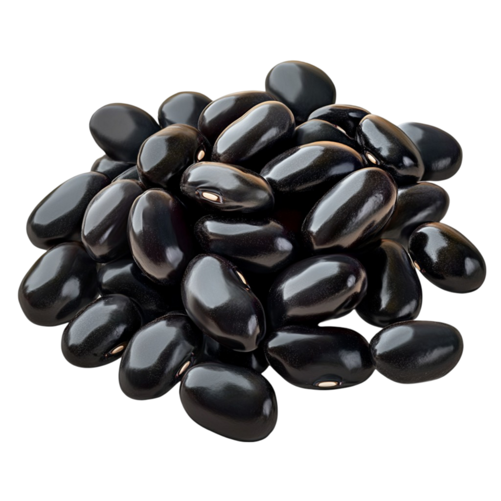 black beans on a background png
