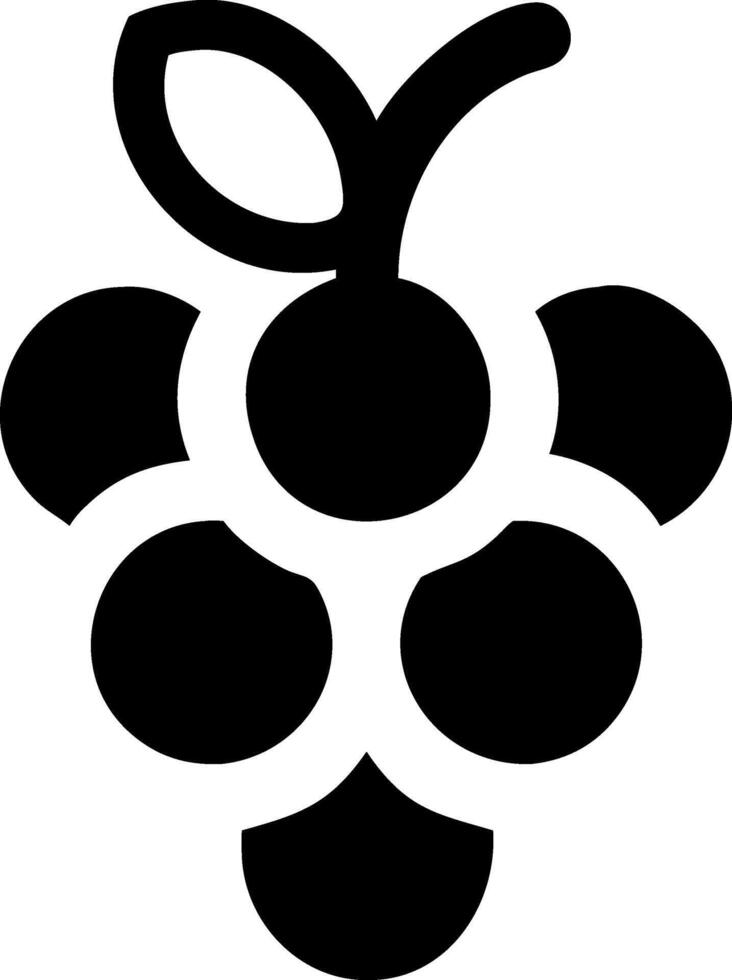 Fruit Grapes Symbol vector