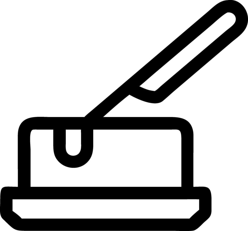 Breakfast Butter Knife Symbol vector