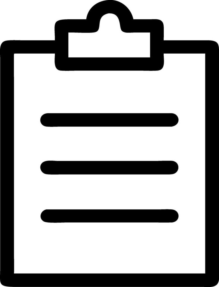 Clean Clipboard Icon vector
