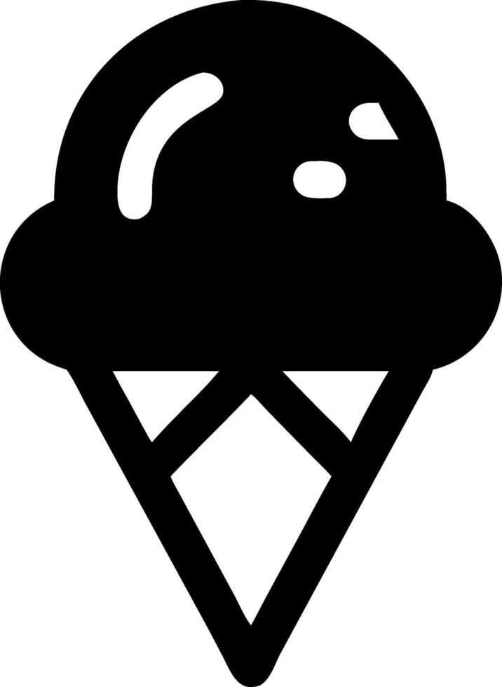 Creamy Ice Cream Icon Design vector
