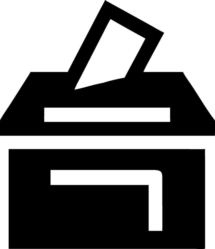 Transparent Ballot Box Icon vector