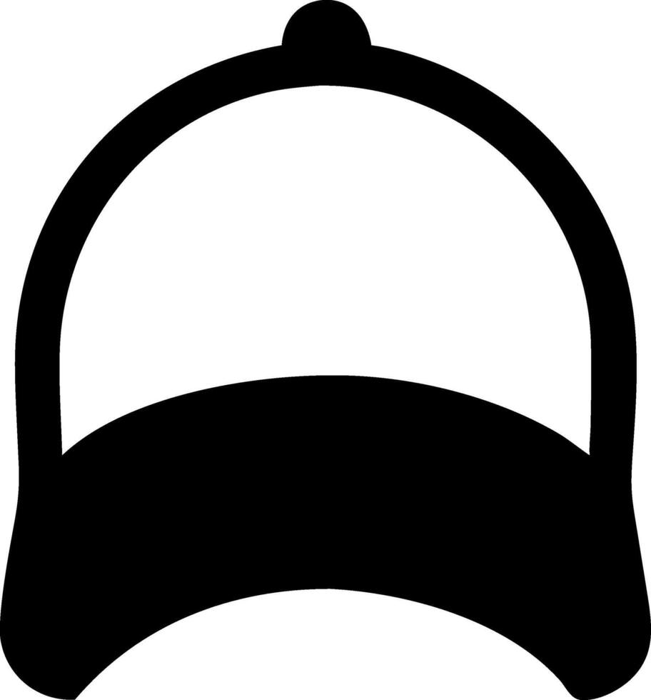 Stylish Baseball Cap Icon Design vector