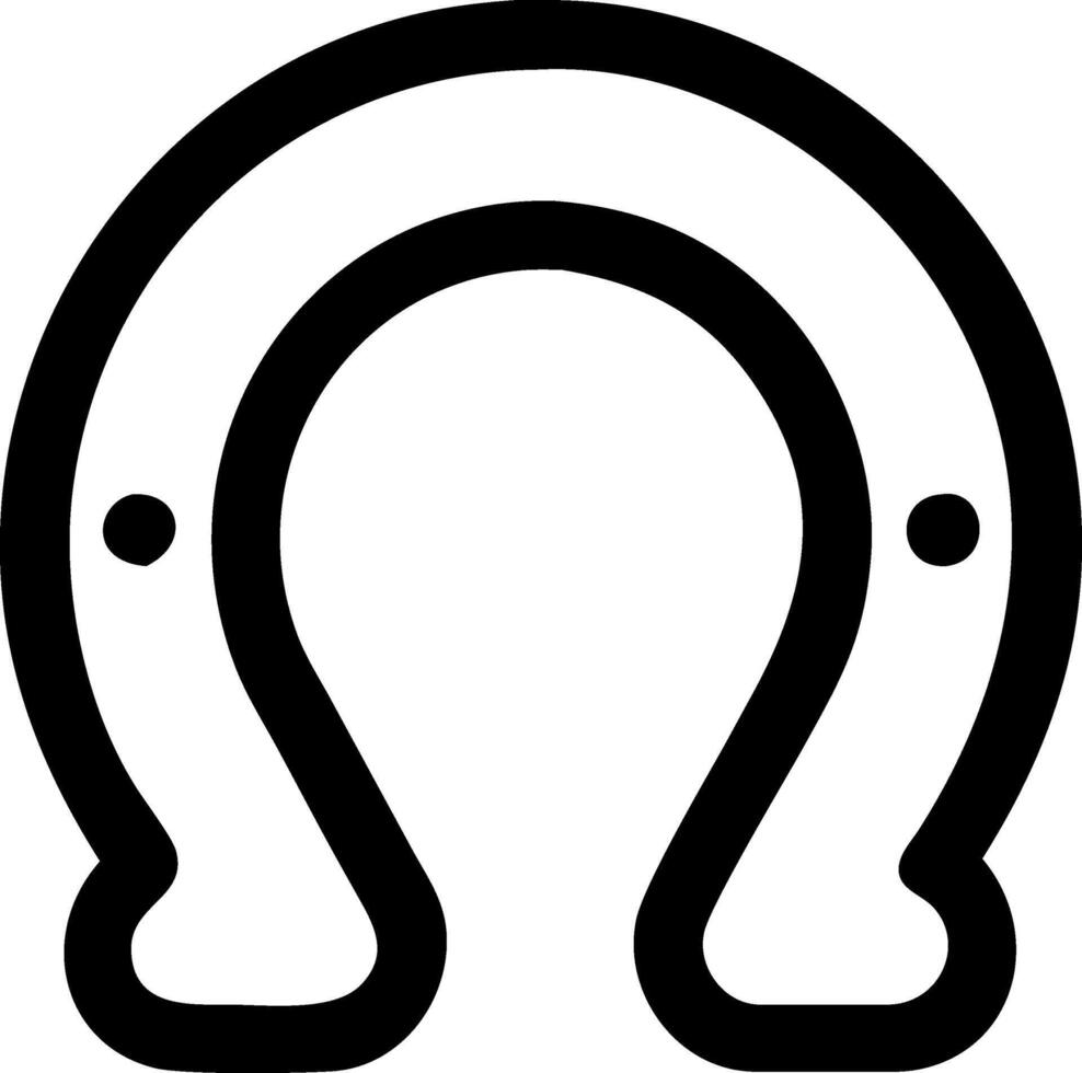 Fortune Horseshoe Icon Collection vector