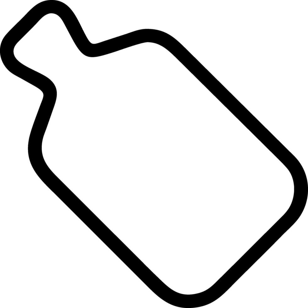 Classic Hot Water Bottle Icon Design vector