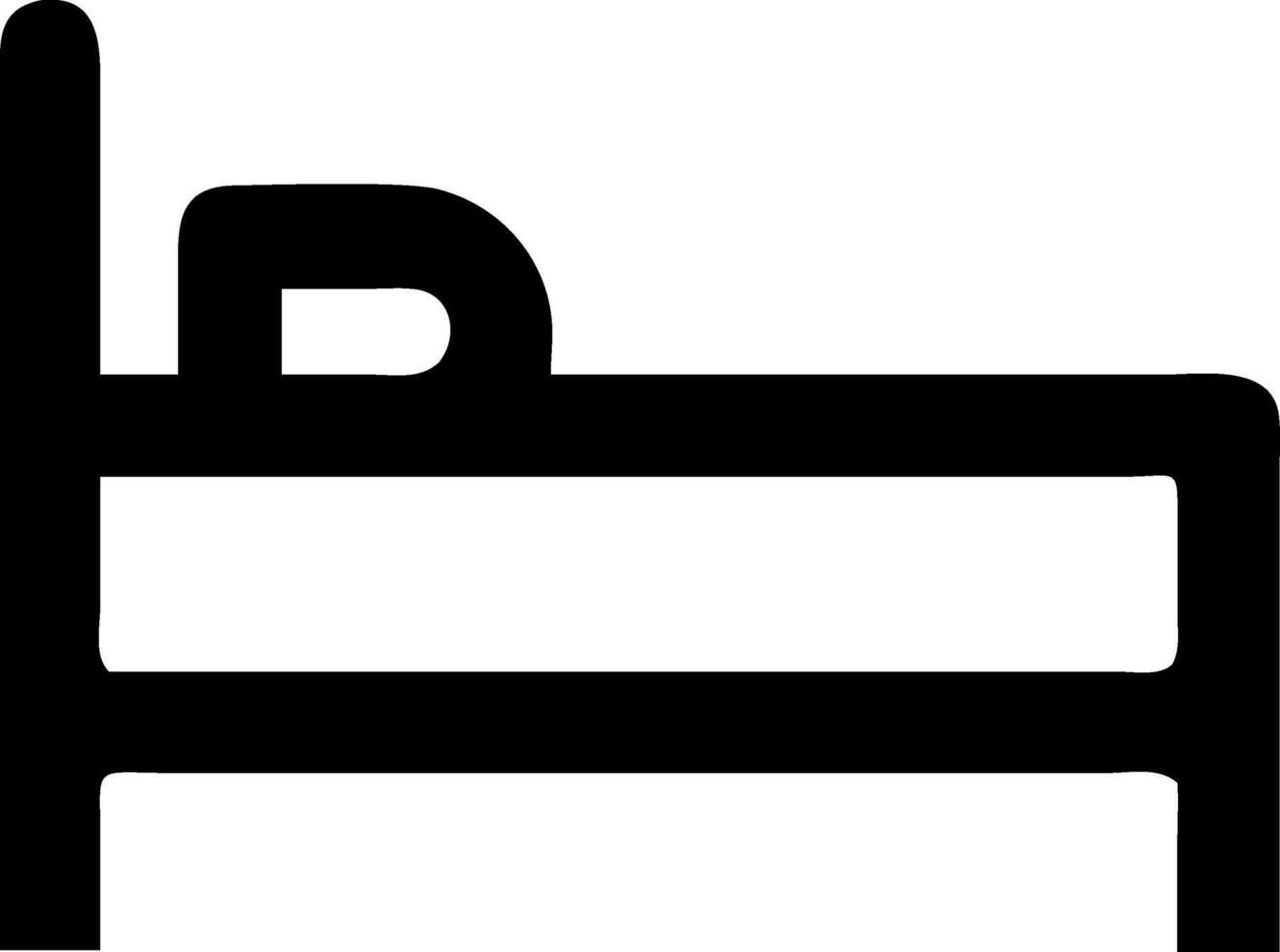 Classic Bed Icon vector