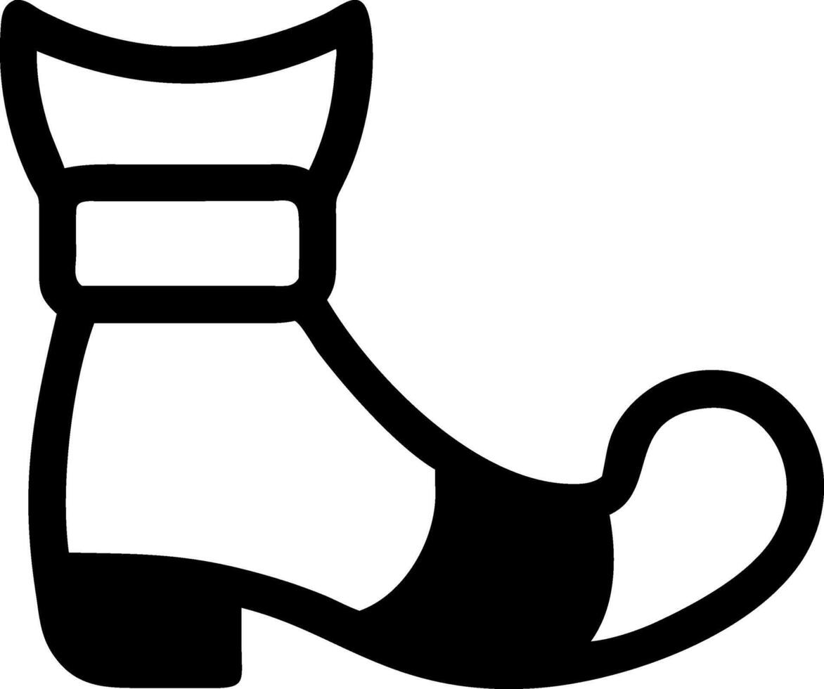Iconic Elf Shoe Design vector