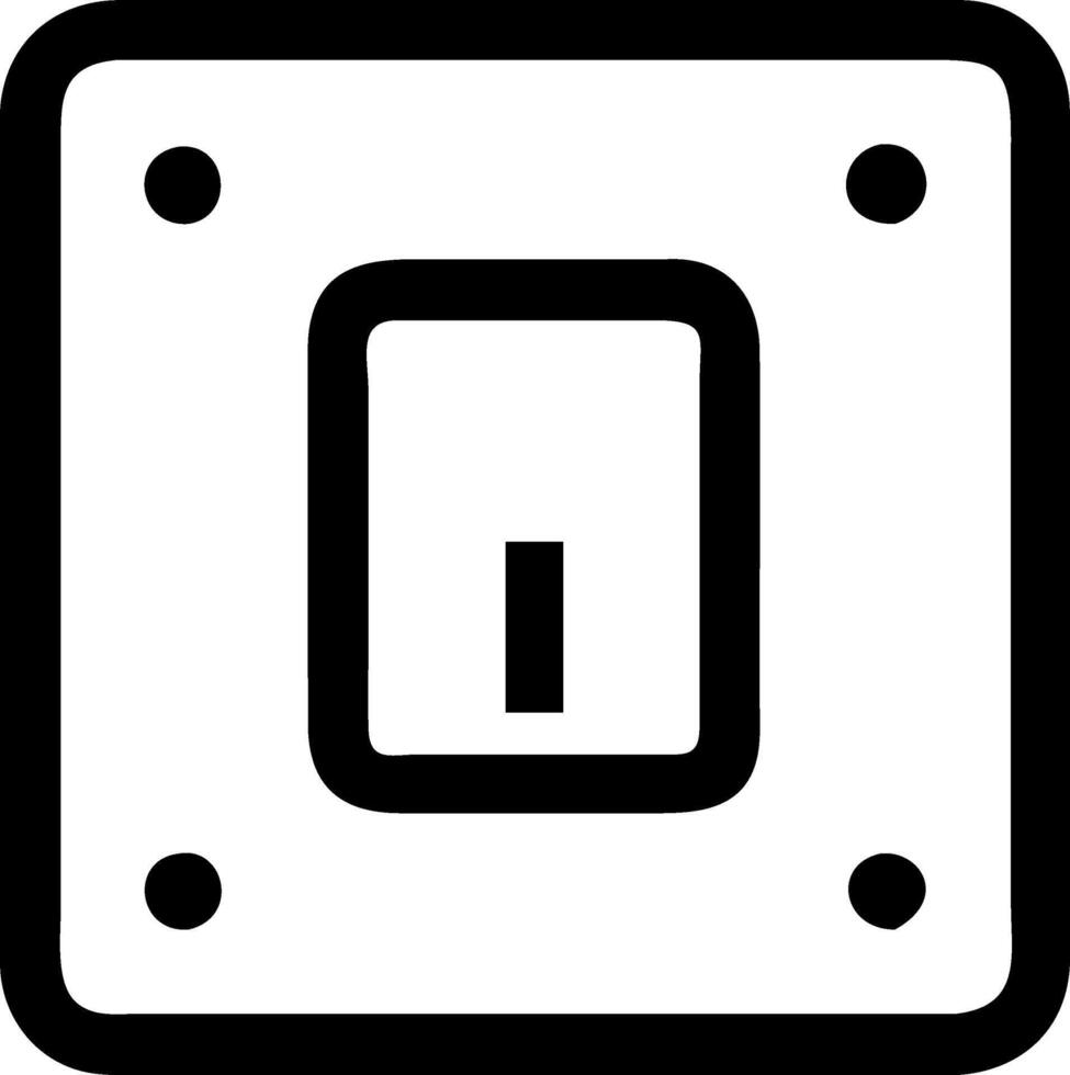 Power Control Light Switch Icons vector