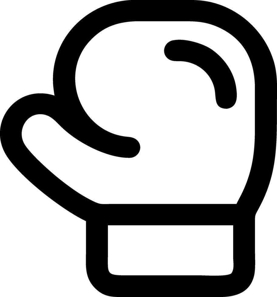 Iconic Boxing Glove Design vector
