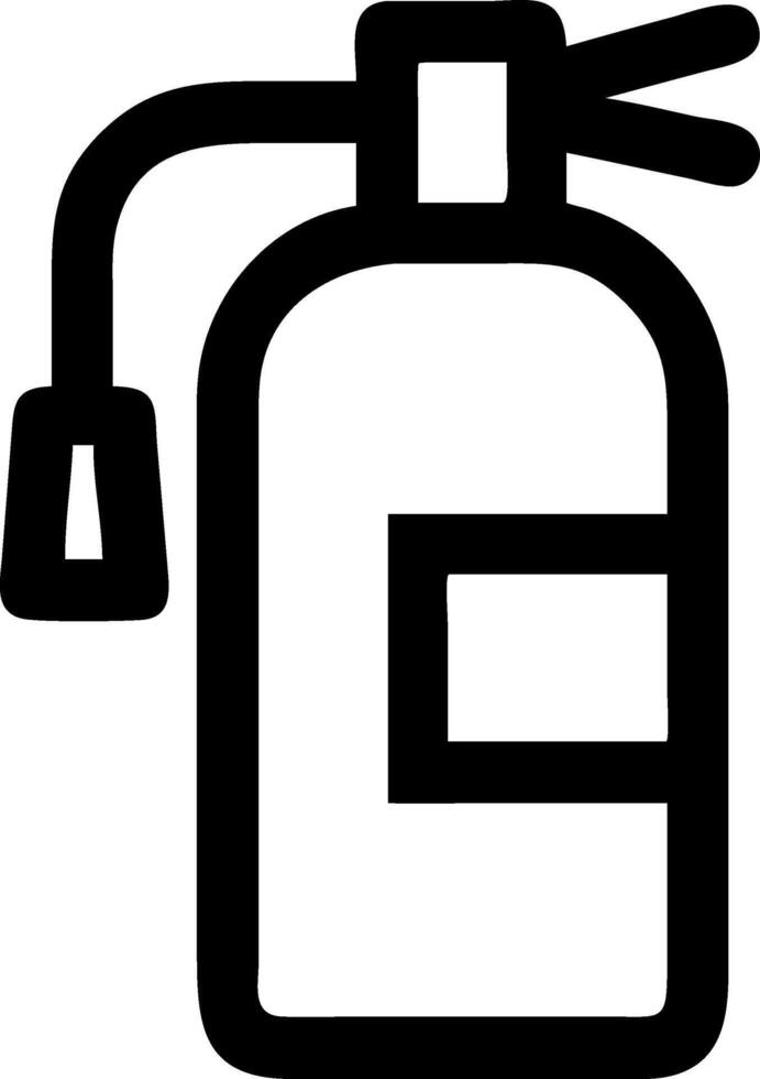 Iconic Fire Extinguisher Illustration vector