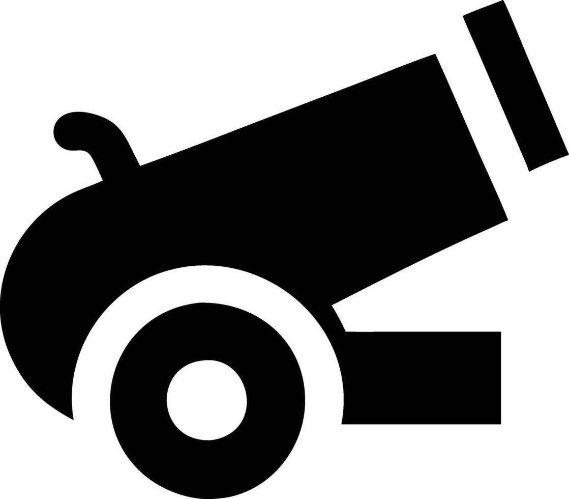 Stylish Cannon Leg Design Icon vector