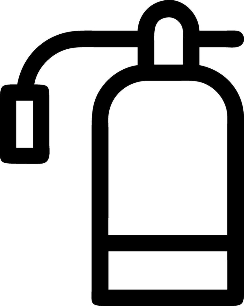 Bold Fire Extinguisher Icon vector