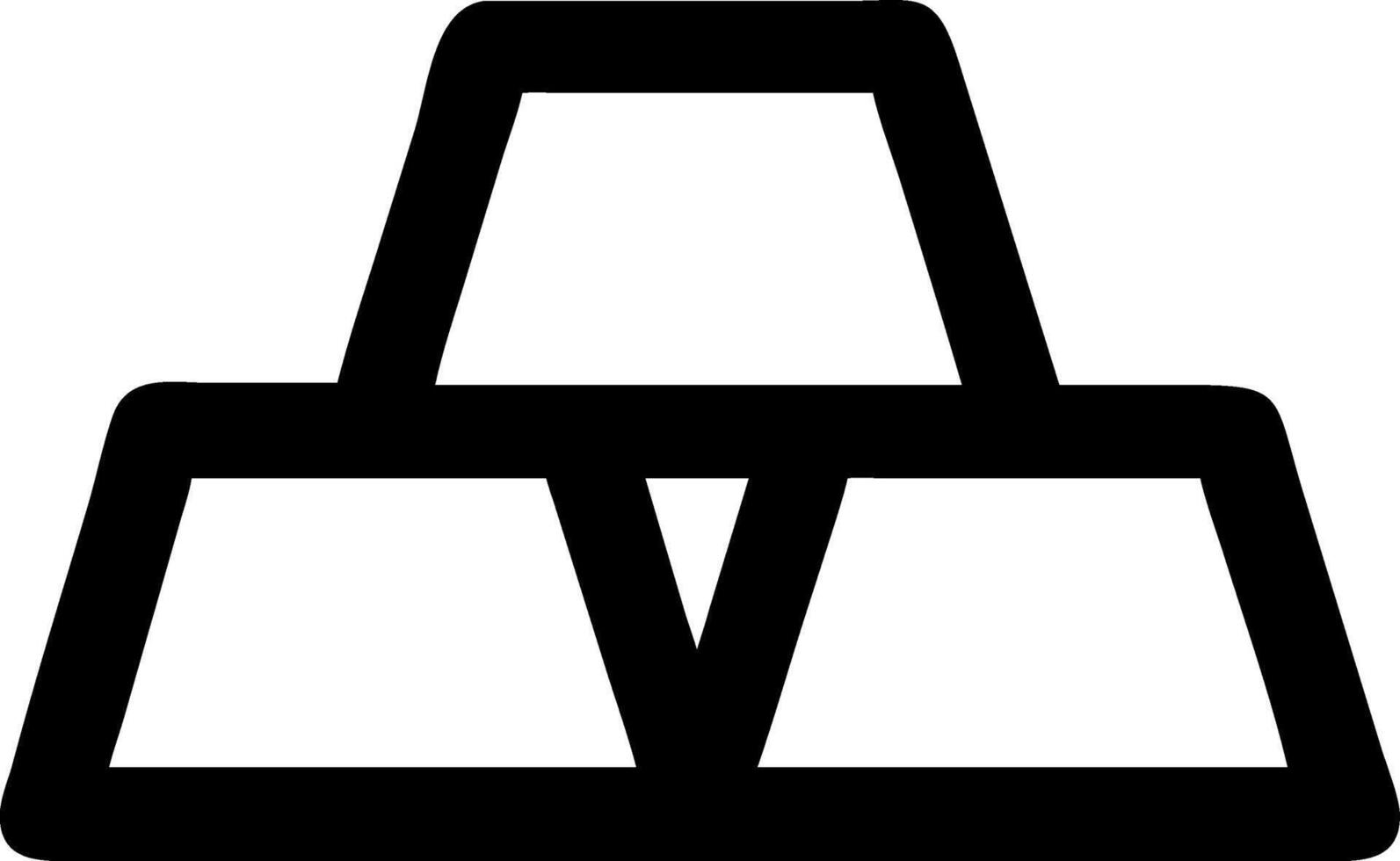Luxury Gold Bar Icon vector