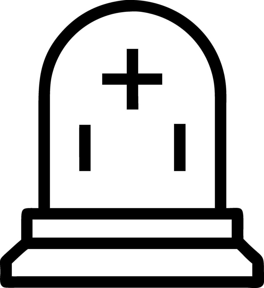 Traditional Gravestone Symbol Collection vector