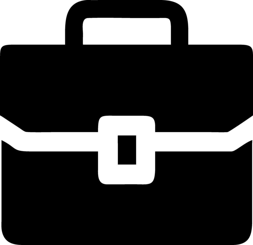 Simple Briefcase Icon Design vector